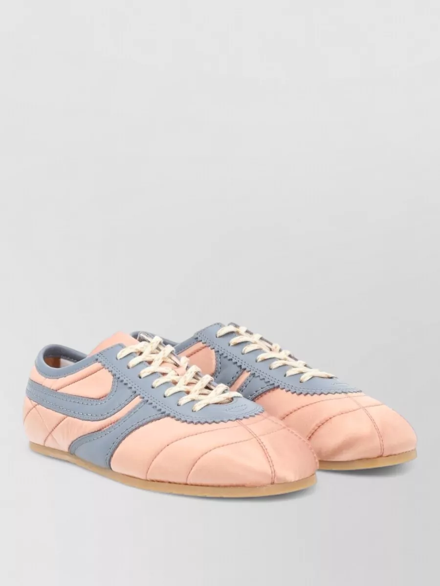 Dries Van Noten Satin Low-Top Sneakers
