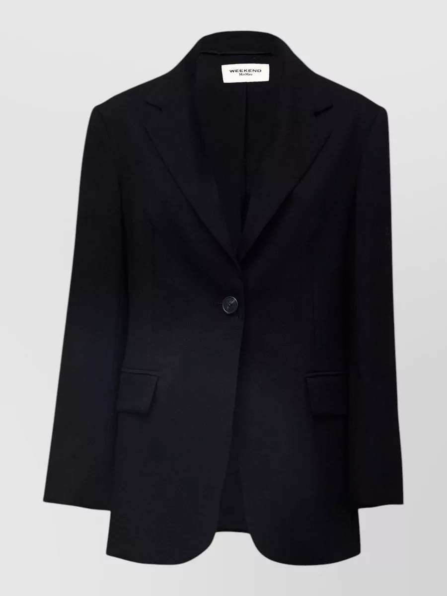 Weekend Max Mara wool single-breasted regular-fit blazer