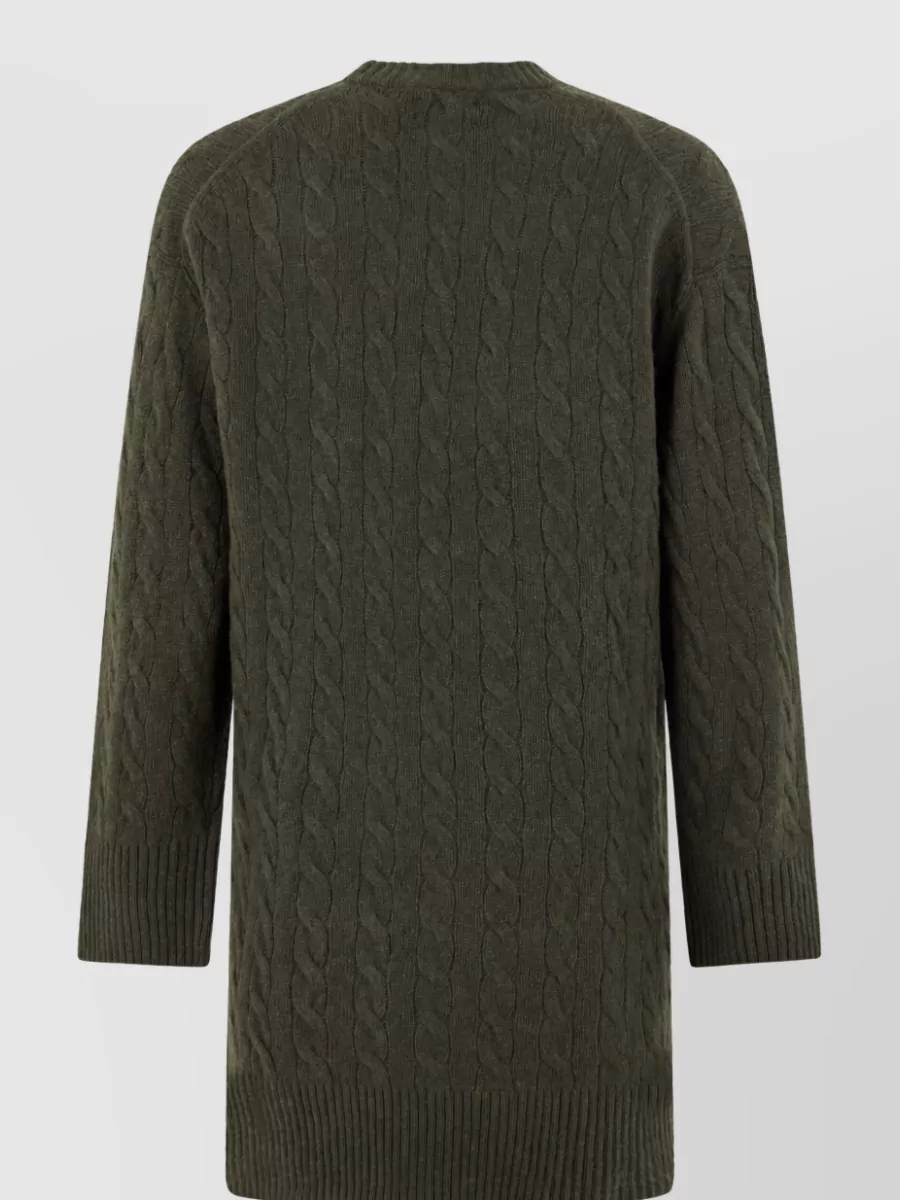 Polo Ralph Lauren Cashmere wool long-sleeve knit dress