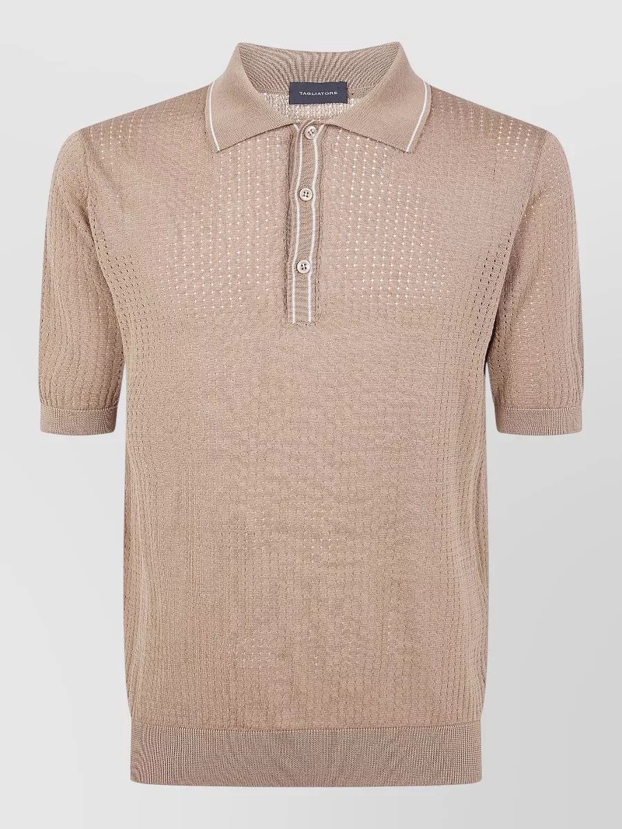 Tagliatore piqué polo shirt