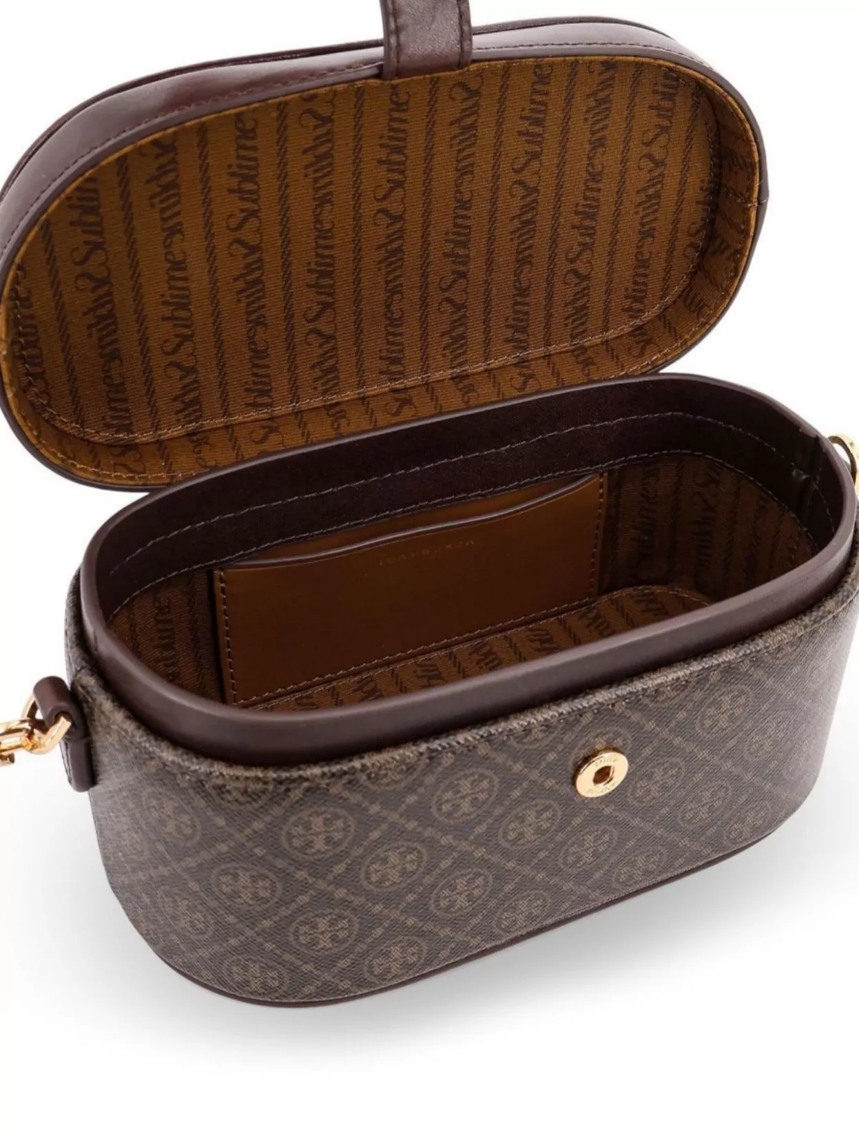 TORY BURCH CLUTCH BAG WITH DETACHABLE STRAP AND TOP HANDLE