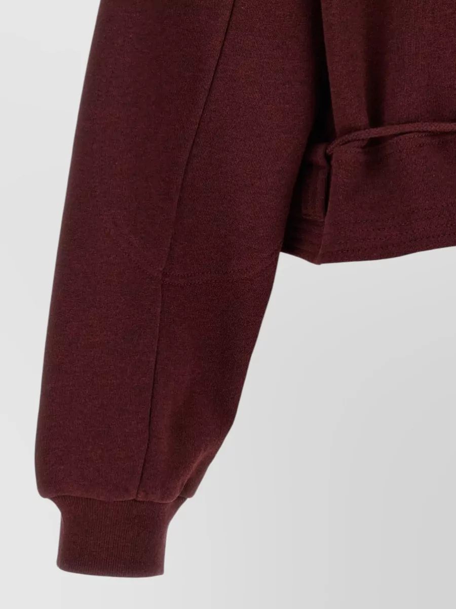 Dries Van Noten Cotton Cropped Sweatshirt