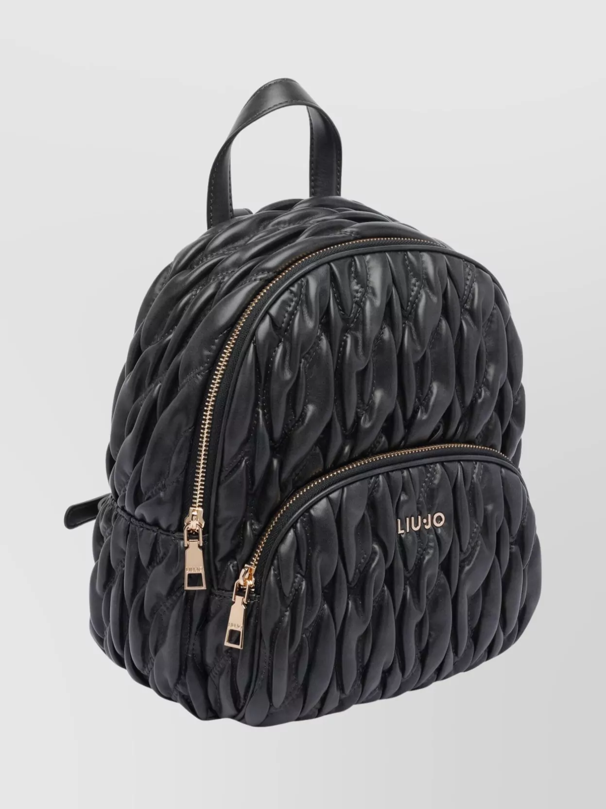 Liu •jo Versatile Medium Backpack Zipped Pocket In Black