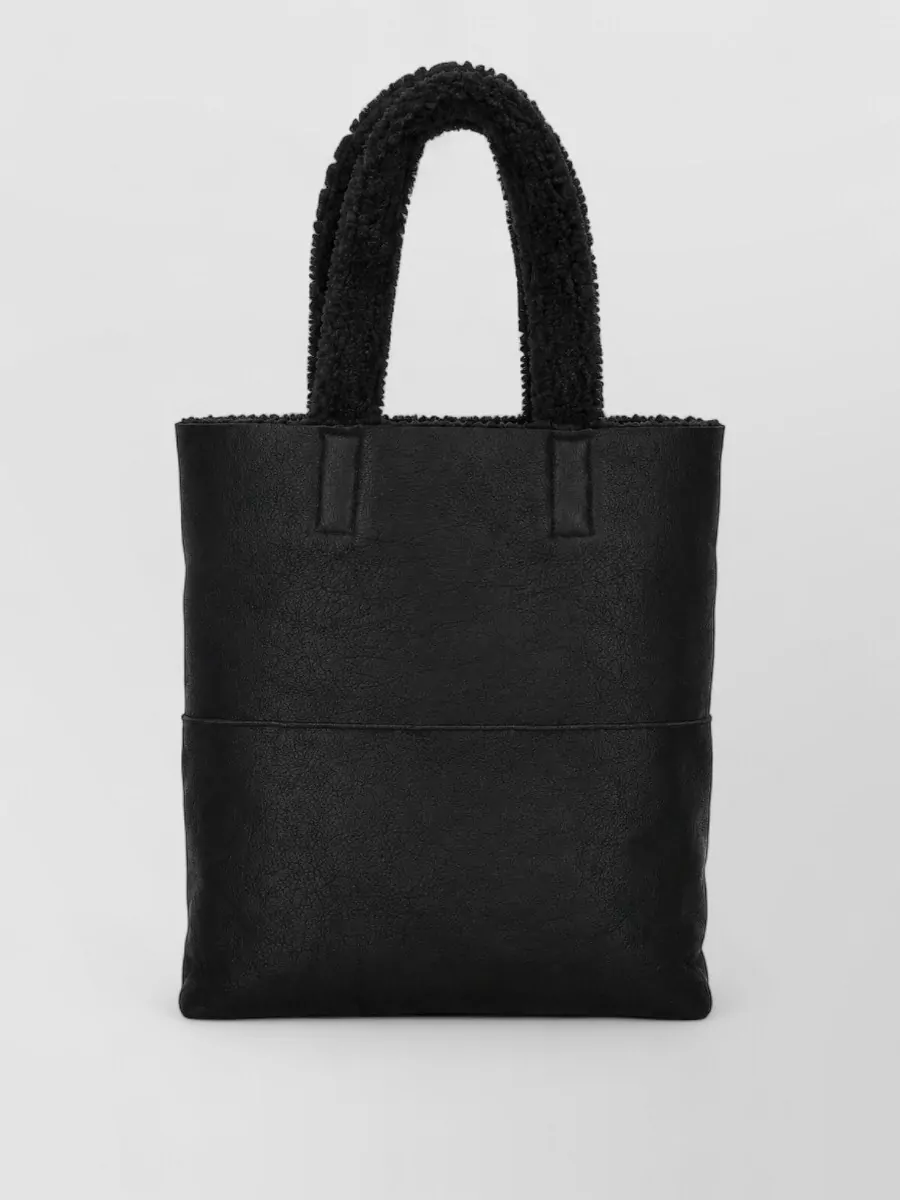 La Rose fur tote bag