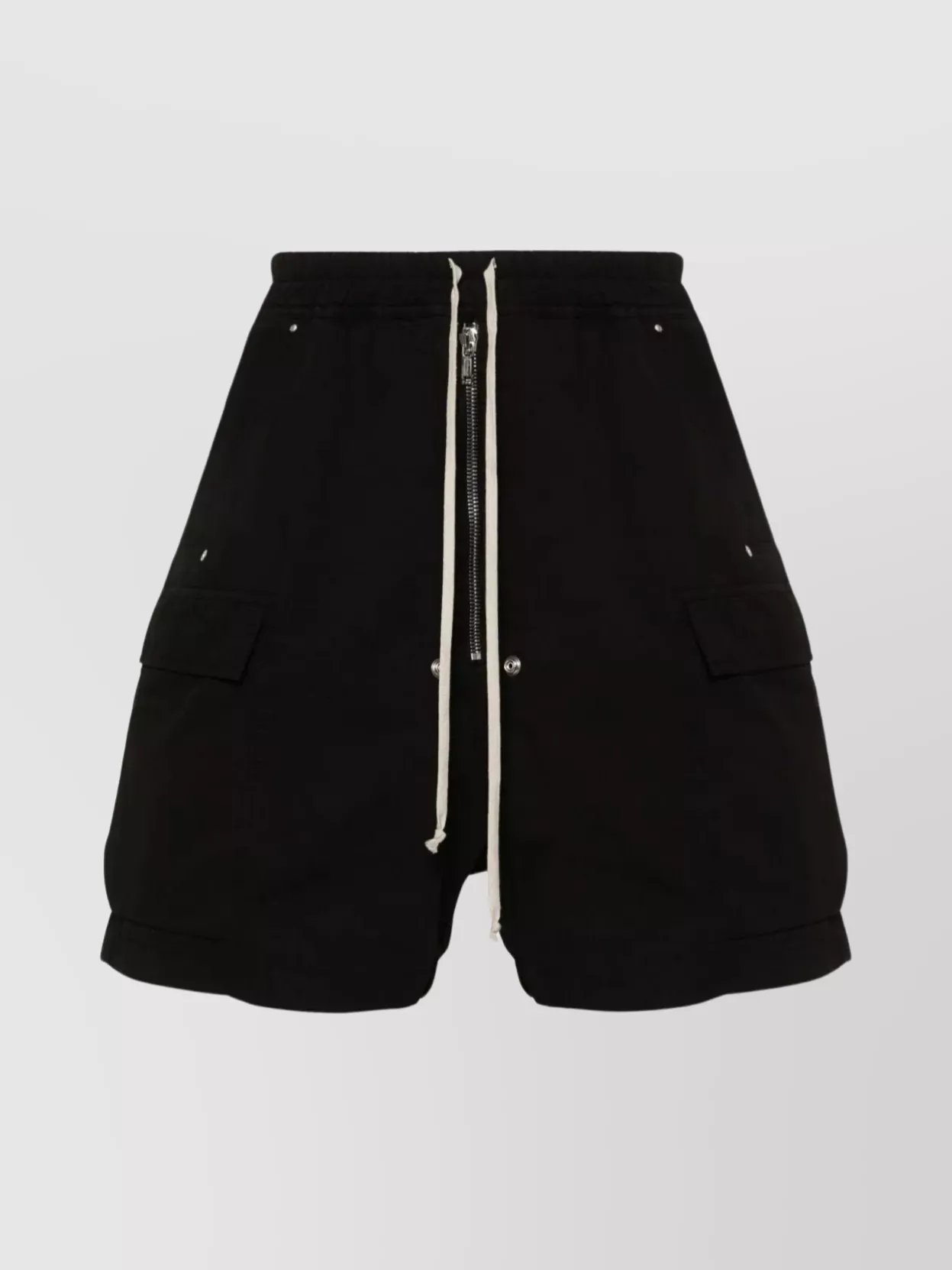 Shop Rick Owens Drkshdw Cargo Pocket Drawstring Waistband Shorts