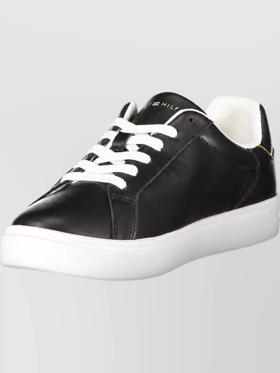 Tommy Hilfiger Leather Lace-Up Sneakers