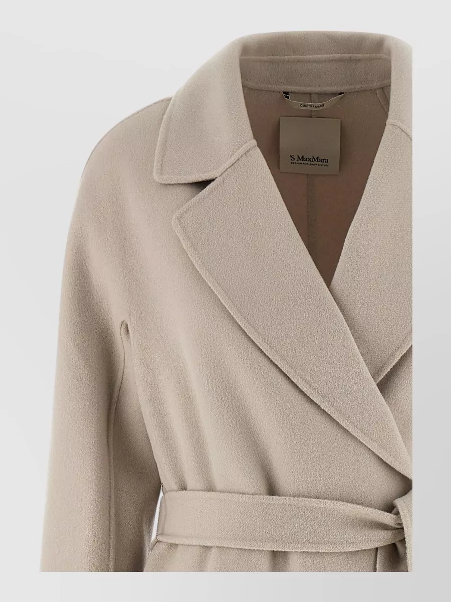 S Max Mara Wool Single Breasted Coat