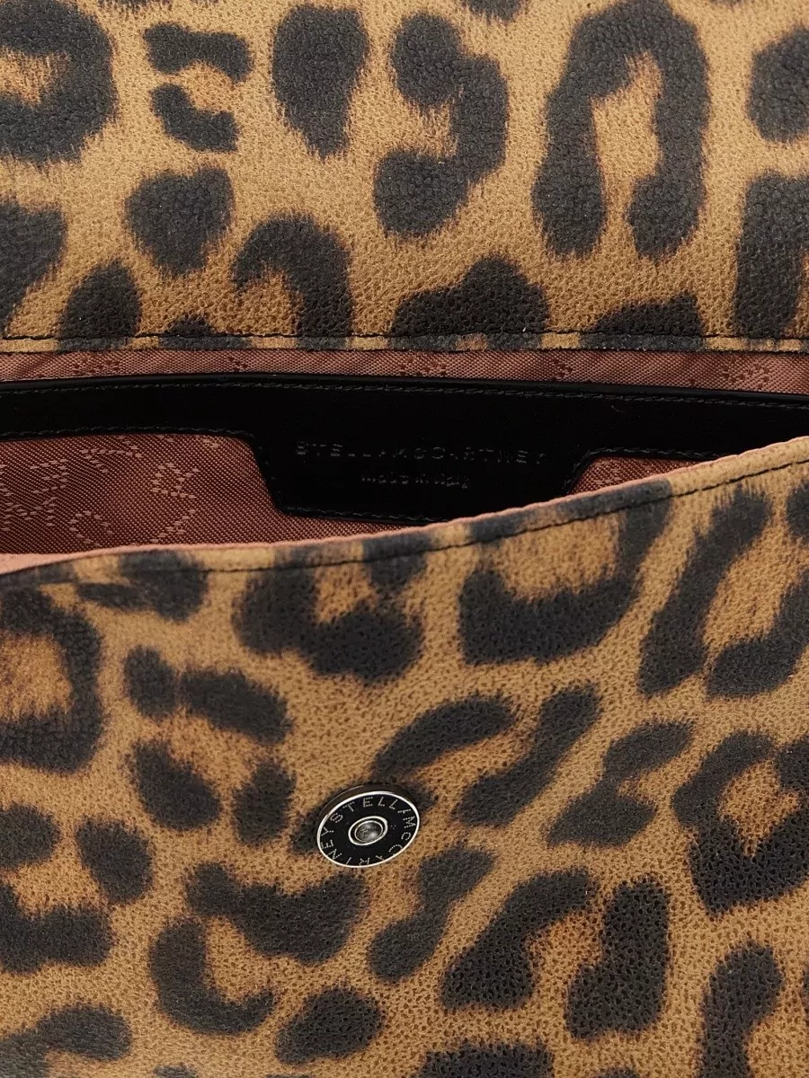 Stella Mccartney Falabella Leopard-Print Cross-Body Bag