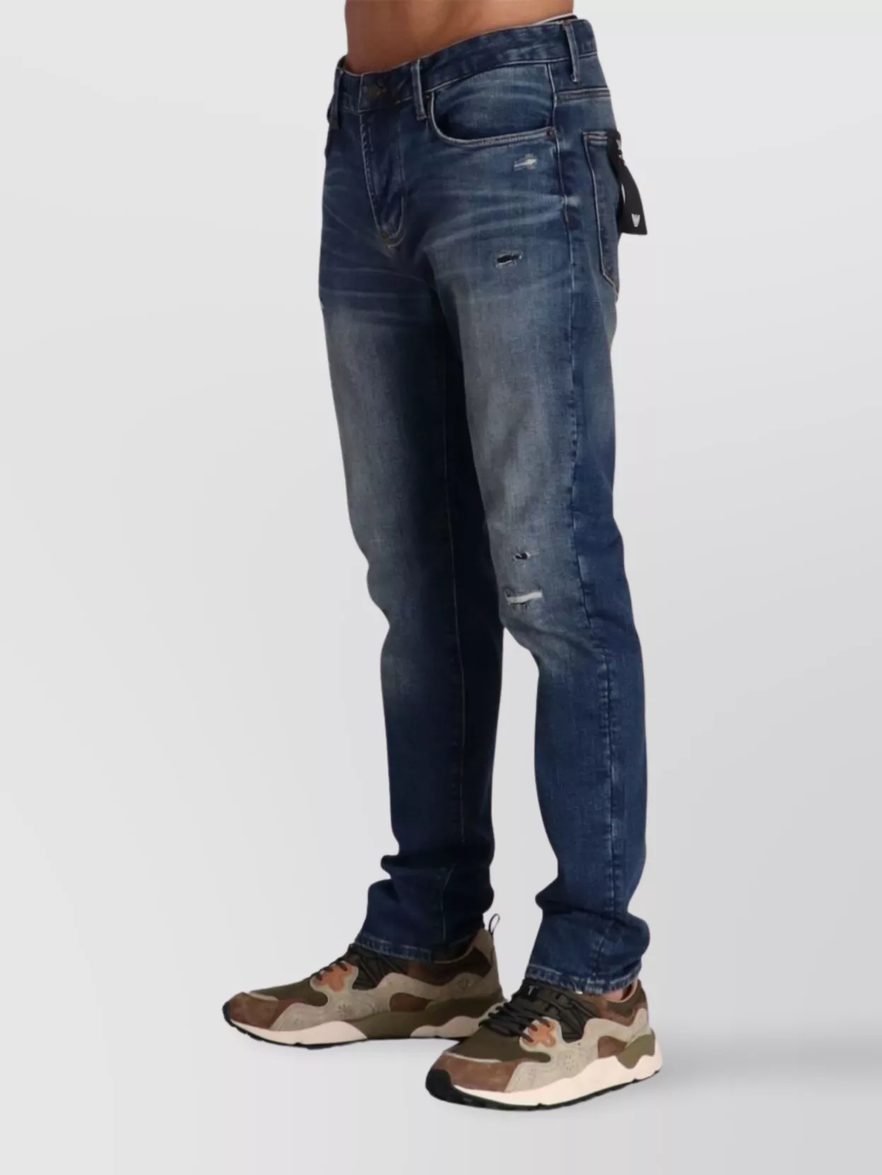 Emporio Armani Cotton Blend Slim Fit Jeans