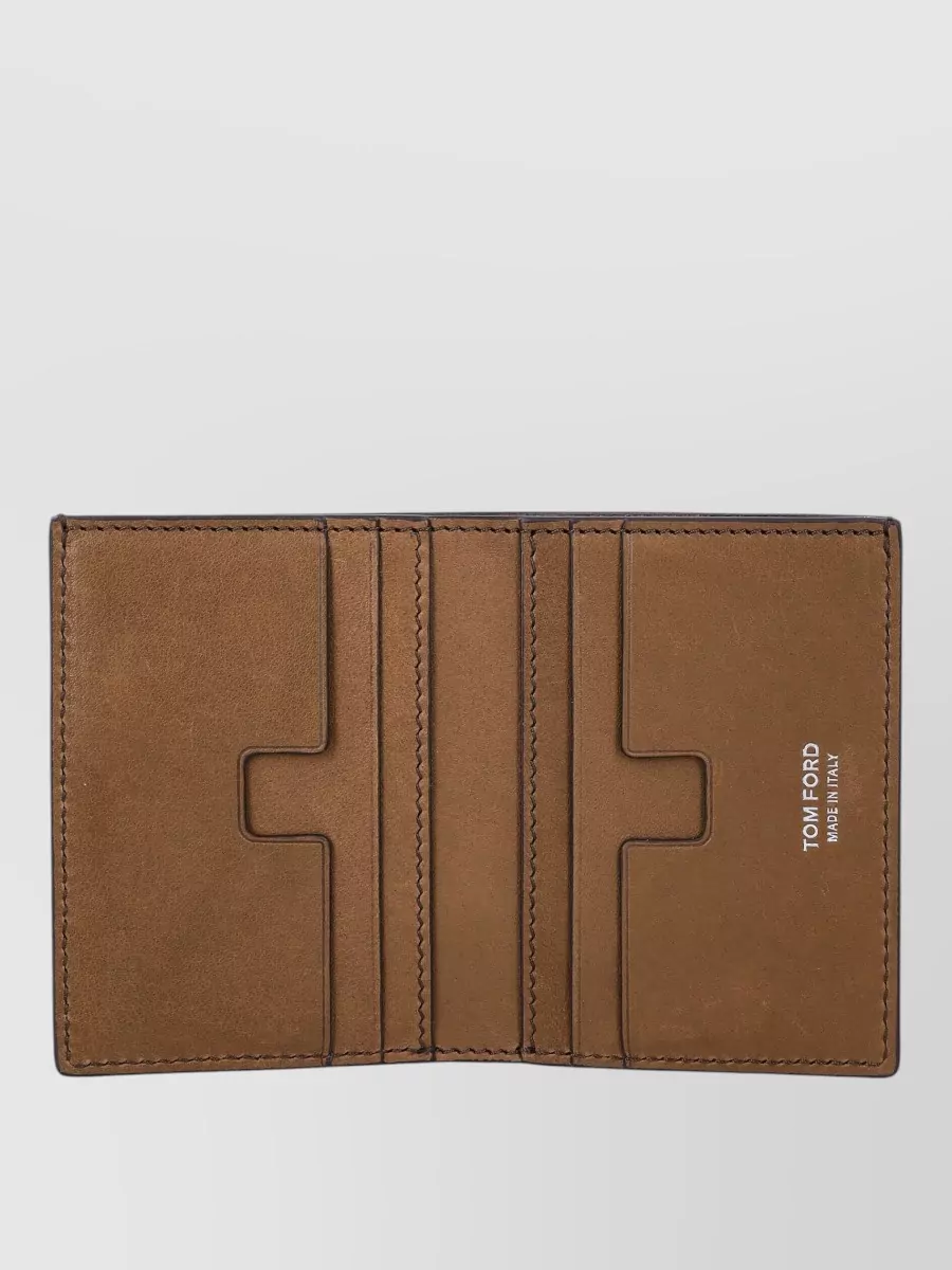 Tom Ford Leather Folding Card Holder