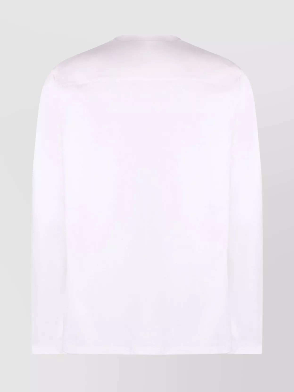 Jil Sander Crew Neck Long Sleeve Cotton T-Shirt
