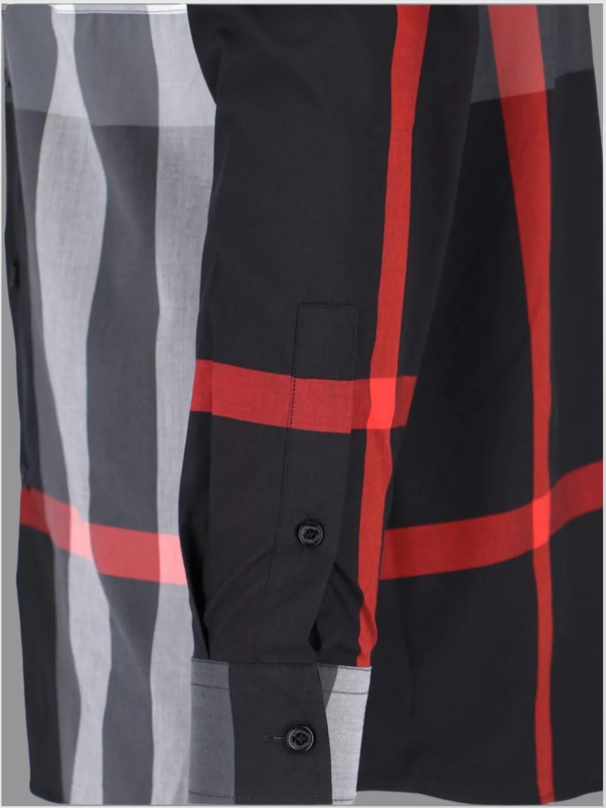 Burberry Collared Shirt With Pocket And Long Sleeves