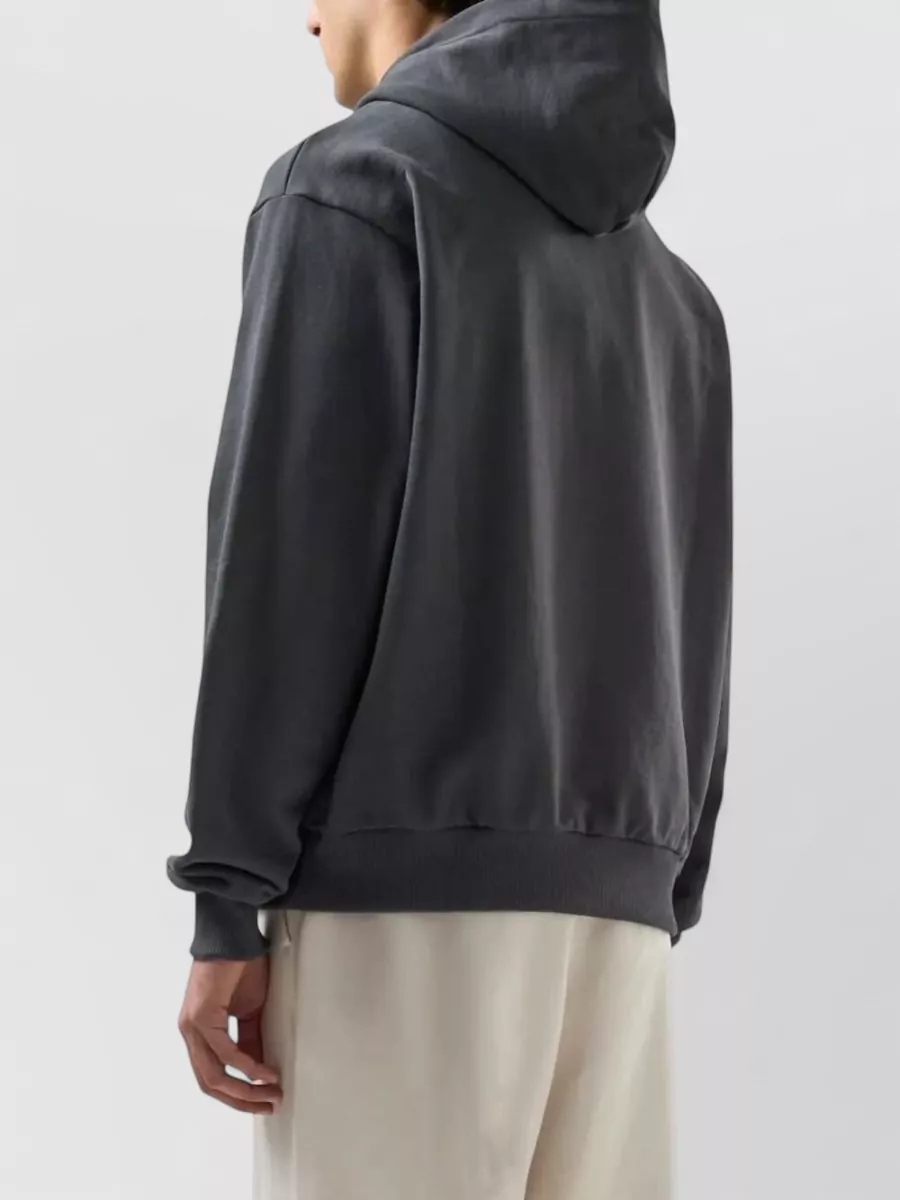 Gcds Cotton Rhinestone Hooded Sweatshirt