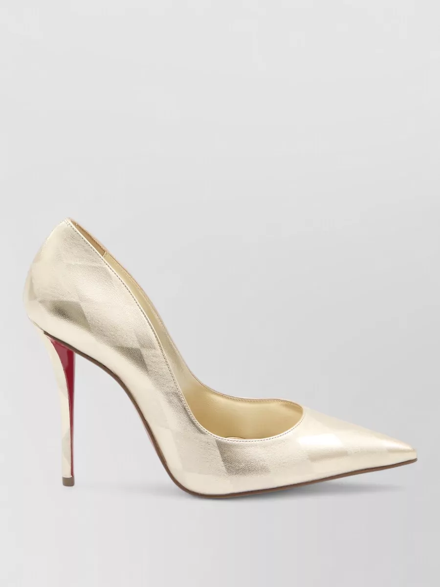 Christian Louboutin Miss Z Pumps Laminated Lamb Leather Stiletto