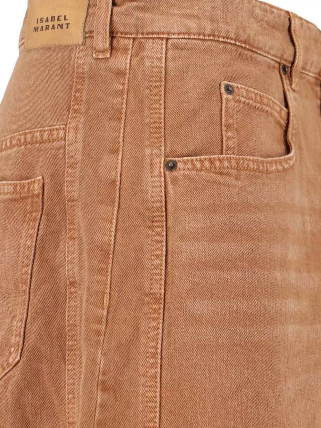 Isabel Marant Straight Trousers Featuring Pockets In Brown