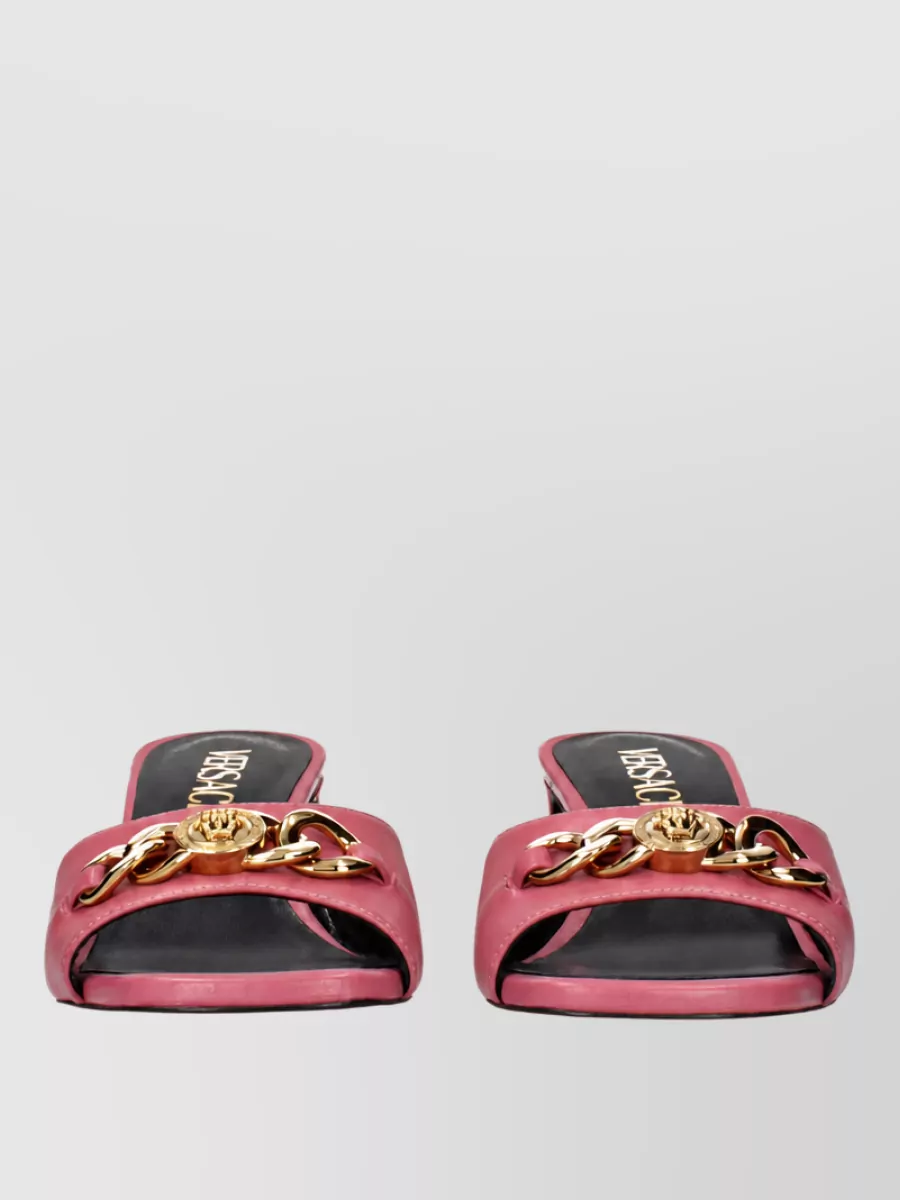 Versace Leather Mules