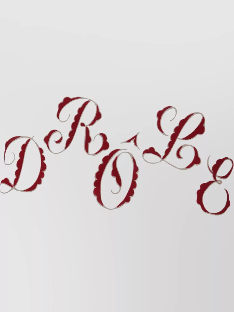 Drôle De Monsieur Graphic Print Crew Neck T-Shirt