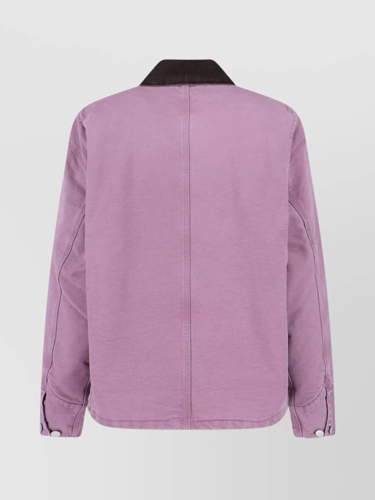 Carhartt Casual Jacket With Contrast Collar And Pockets In Purple
