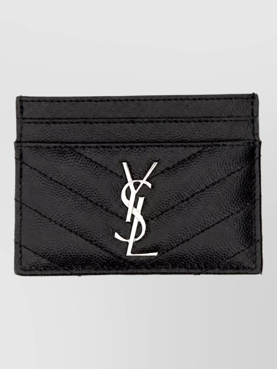 Saint Laurent Leather Card Holder