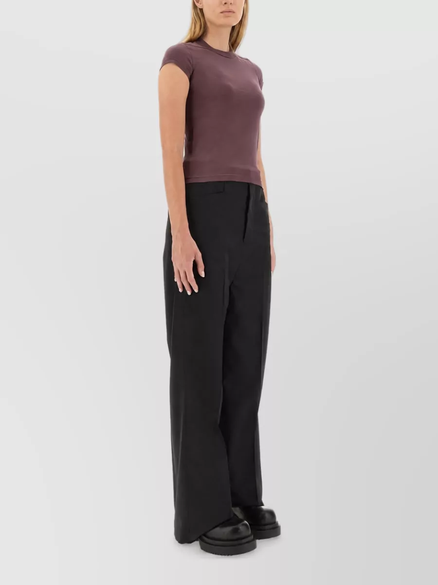 Rick Owens Wool Wide-Leg Trousers