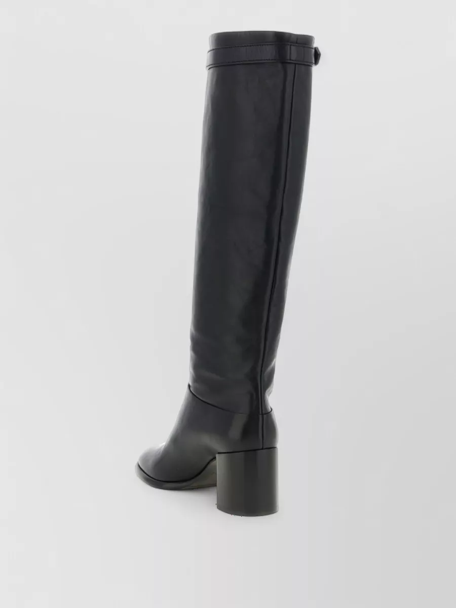 Prada Leather Knee-High Boots