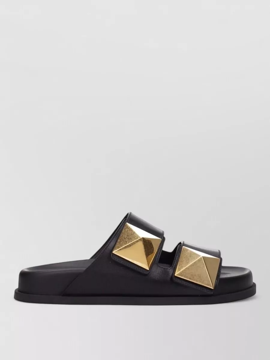 Valentino Garavani Leather Studded Sandals