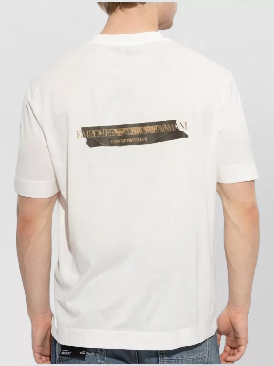 Emporio Armani Logo Print Short-Sleeve T-Shirt
