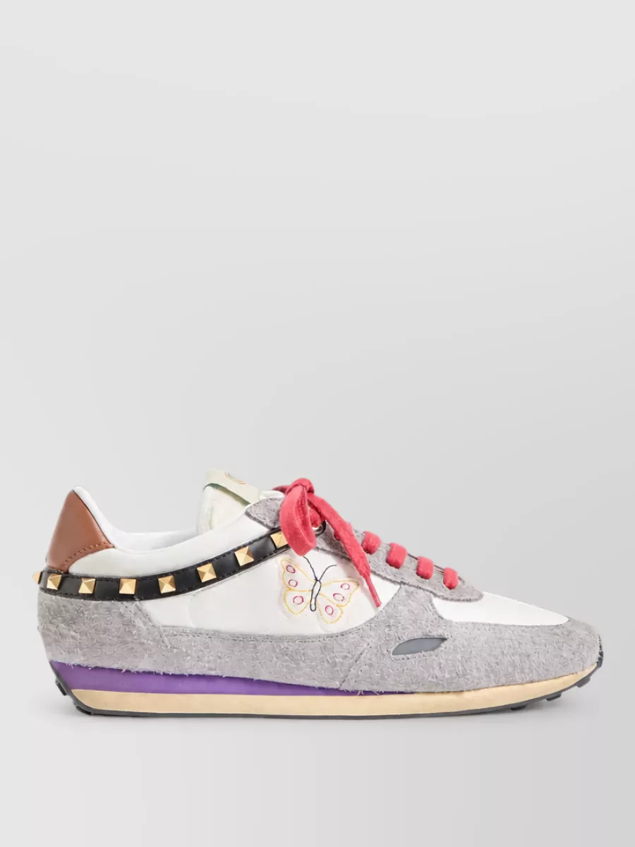 Valentino Leather Low-Top Sneakers