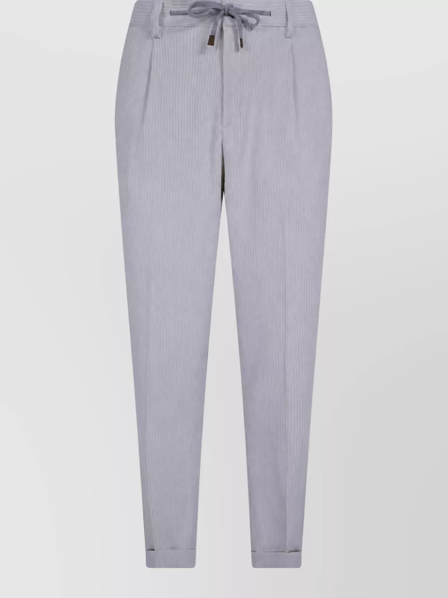 Barba Napoli wool straight-leg trousers