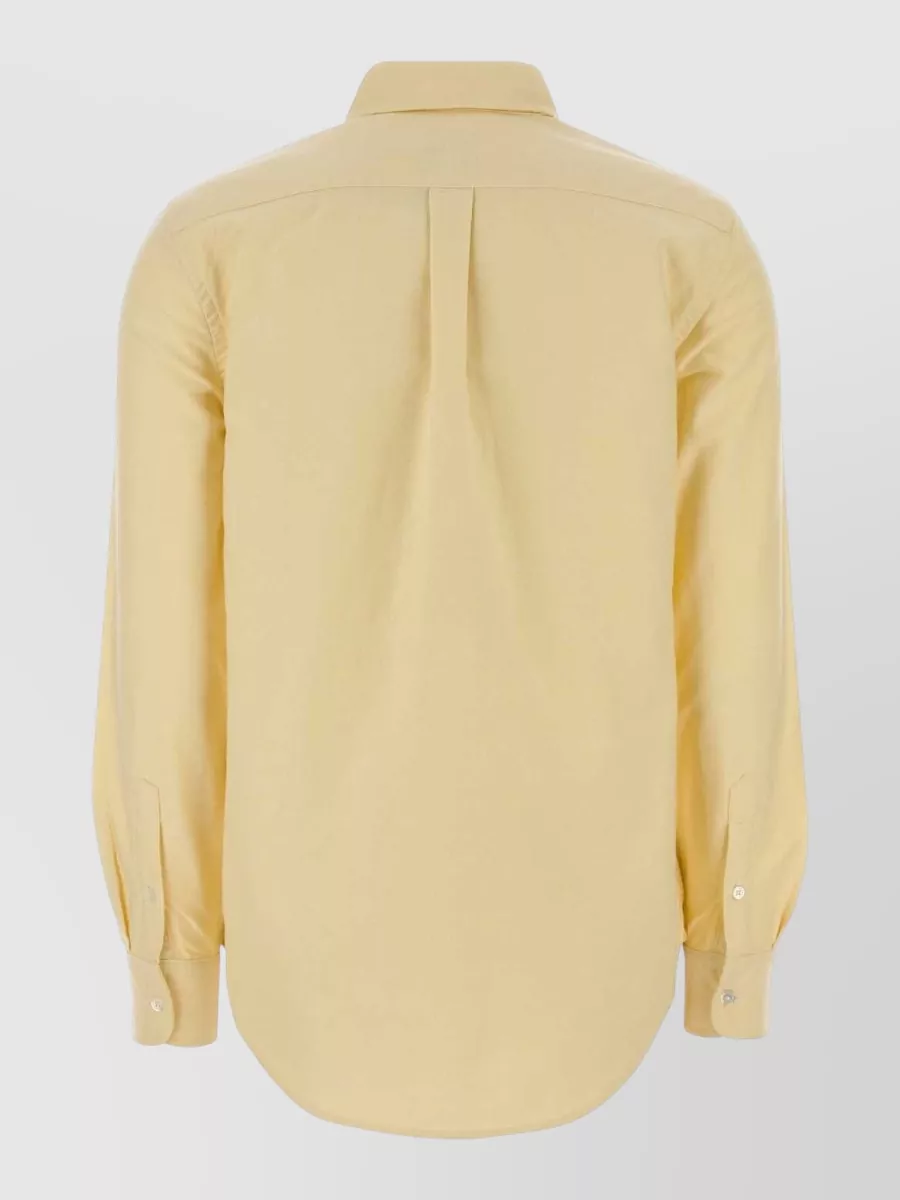 Polo Ralph Lauren Oxford Shirt With Button-Down Collar And Curved Hem