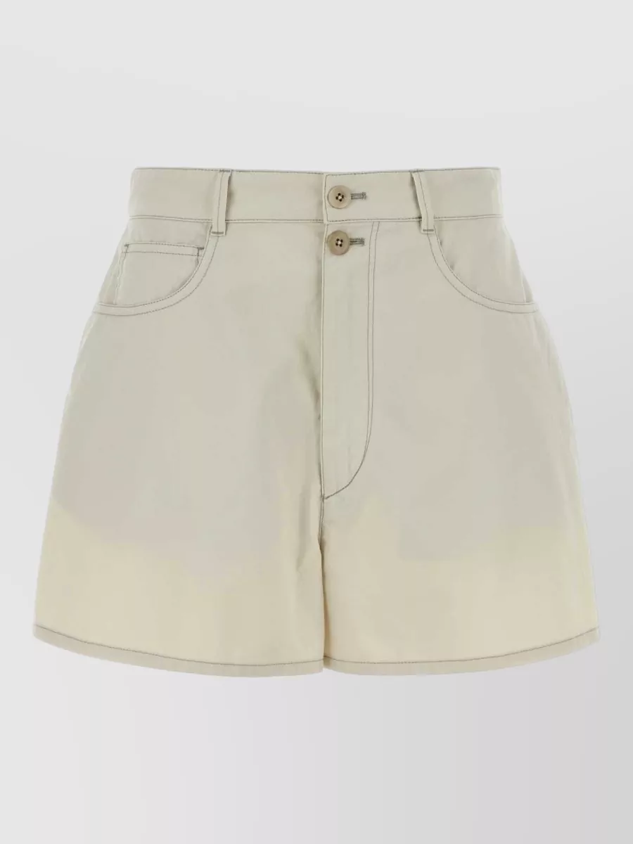 Lemaire cotton cropped shorts