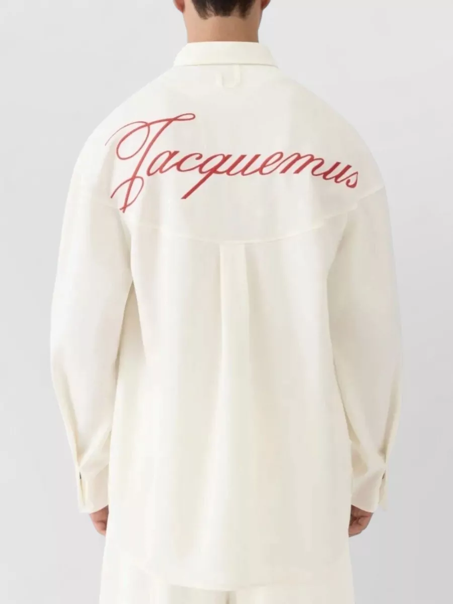 Jacquemus Cotton Logo-Embroidered Shirt