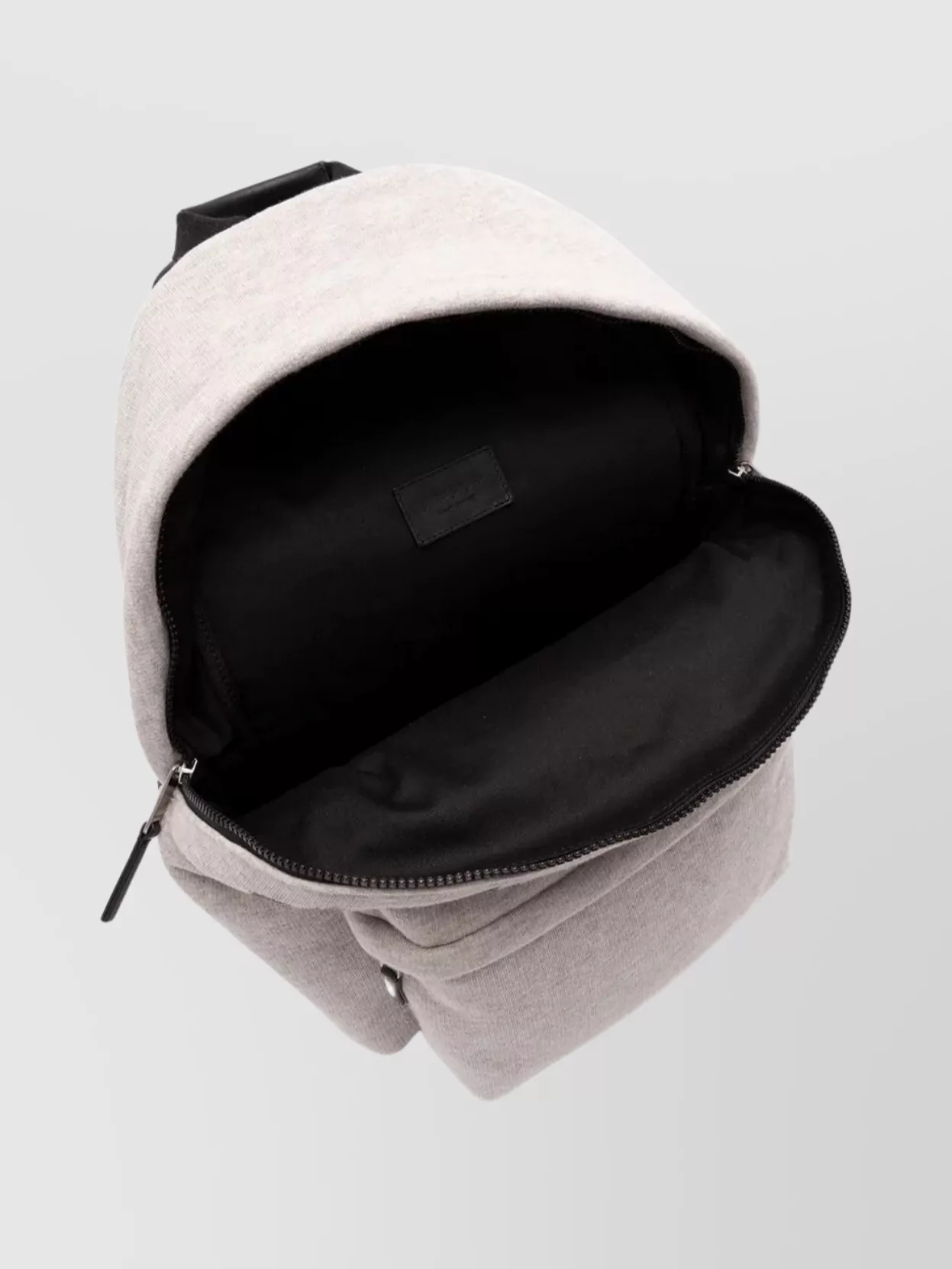 Palm Angels Curved Logo Backpack Zip Pocket