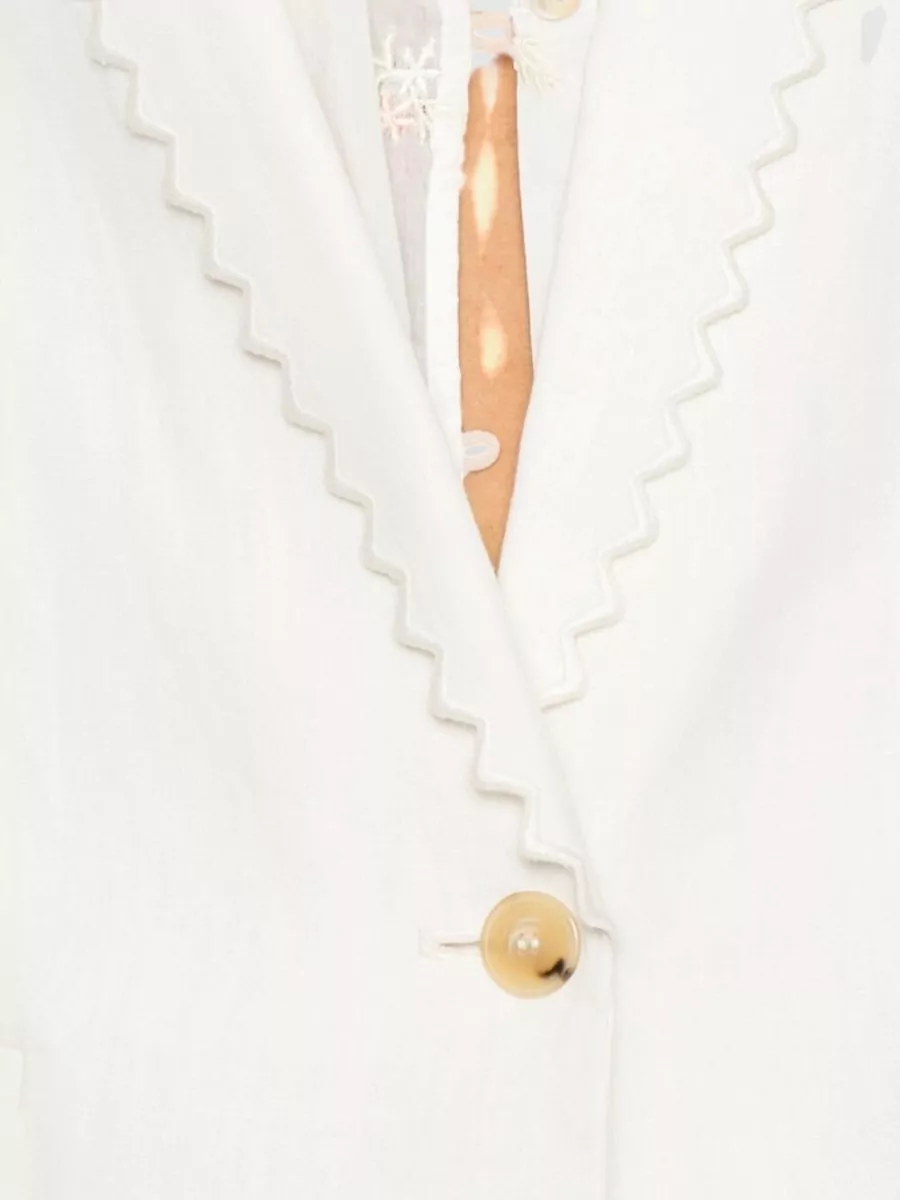 Forte Forte Linen Single-Breasted Jacket