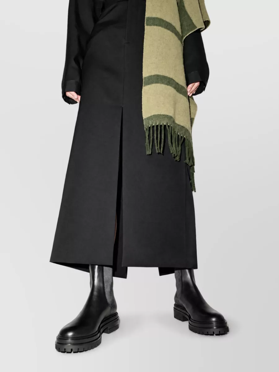 Gianvito Rossi Leather Knee-High Chelsea Boots