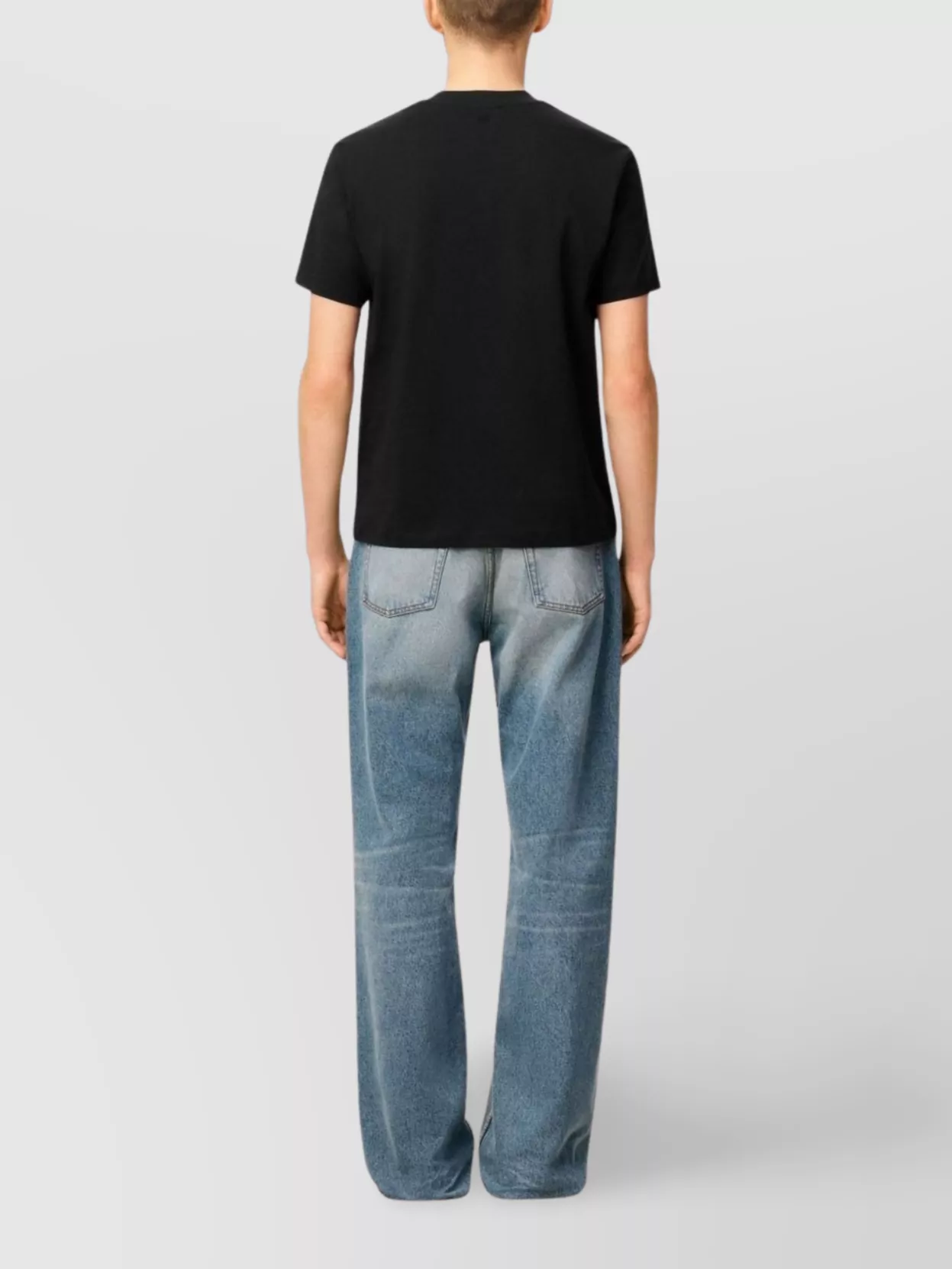 Ami Paris Short Sleeves Crew Neck Jersey Unisex