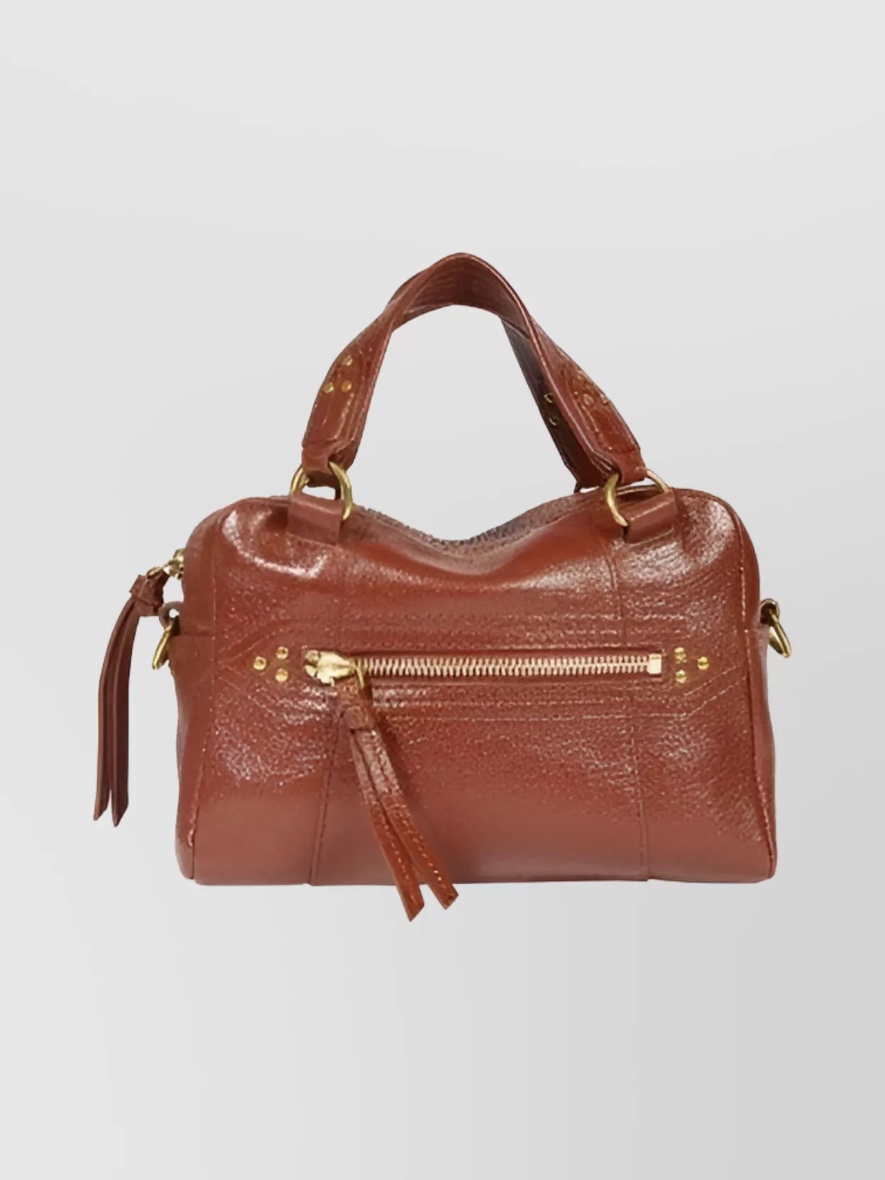 Jérôme Dreyfuss Jerome Dreyfuss Bag Lucky Bowling Mini In Brown