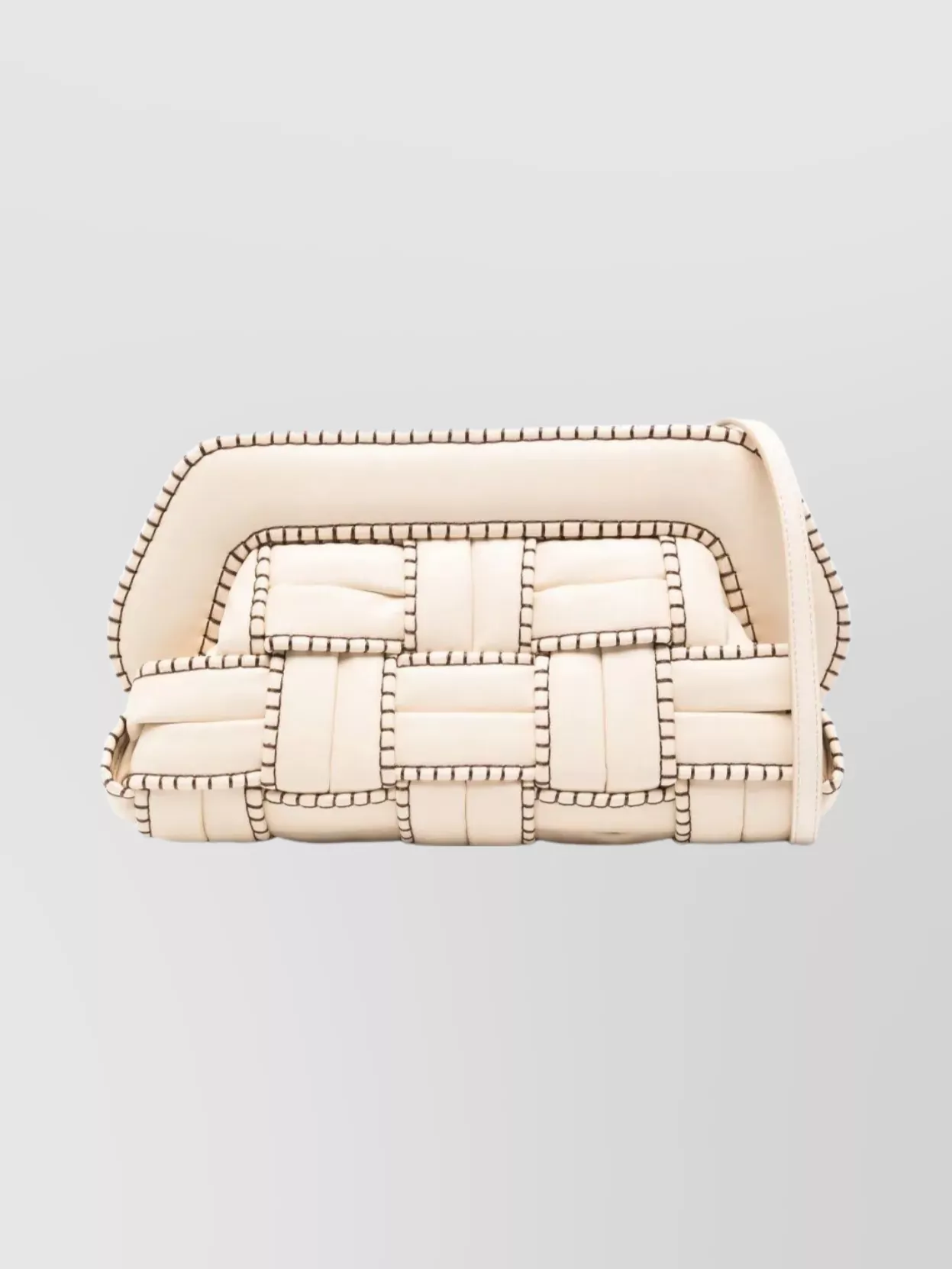 Themoirè Medium Woven Clutch Shoulder Strap