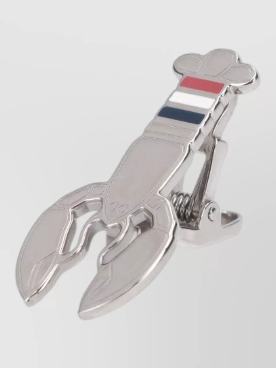 Thom Browne sterling silver brooch