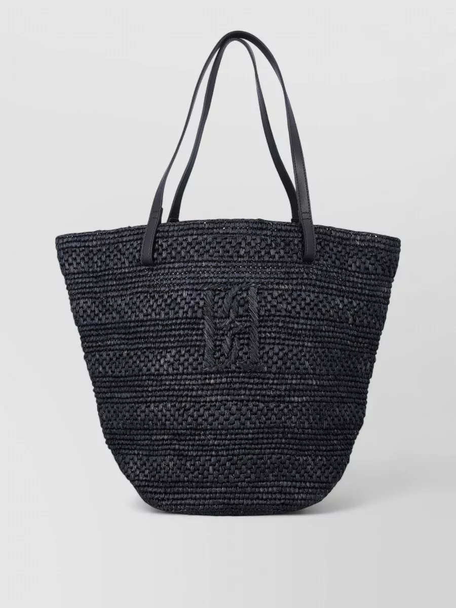 By Malene Birger Raffia Straw Tote Bag