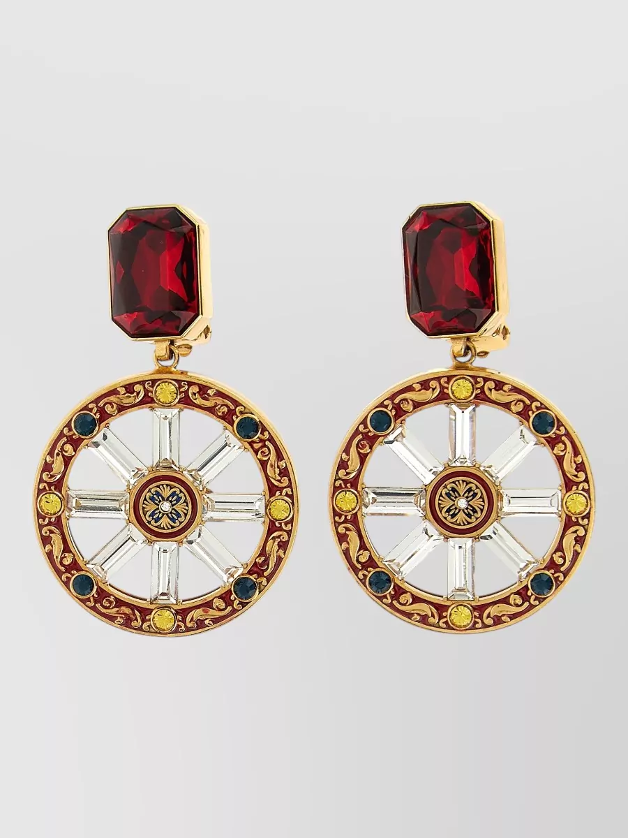 Dolce&Gabbana Leather Earrings