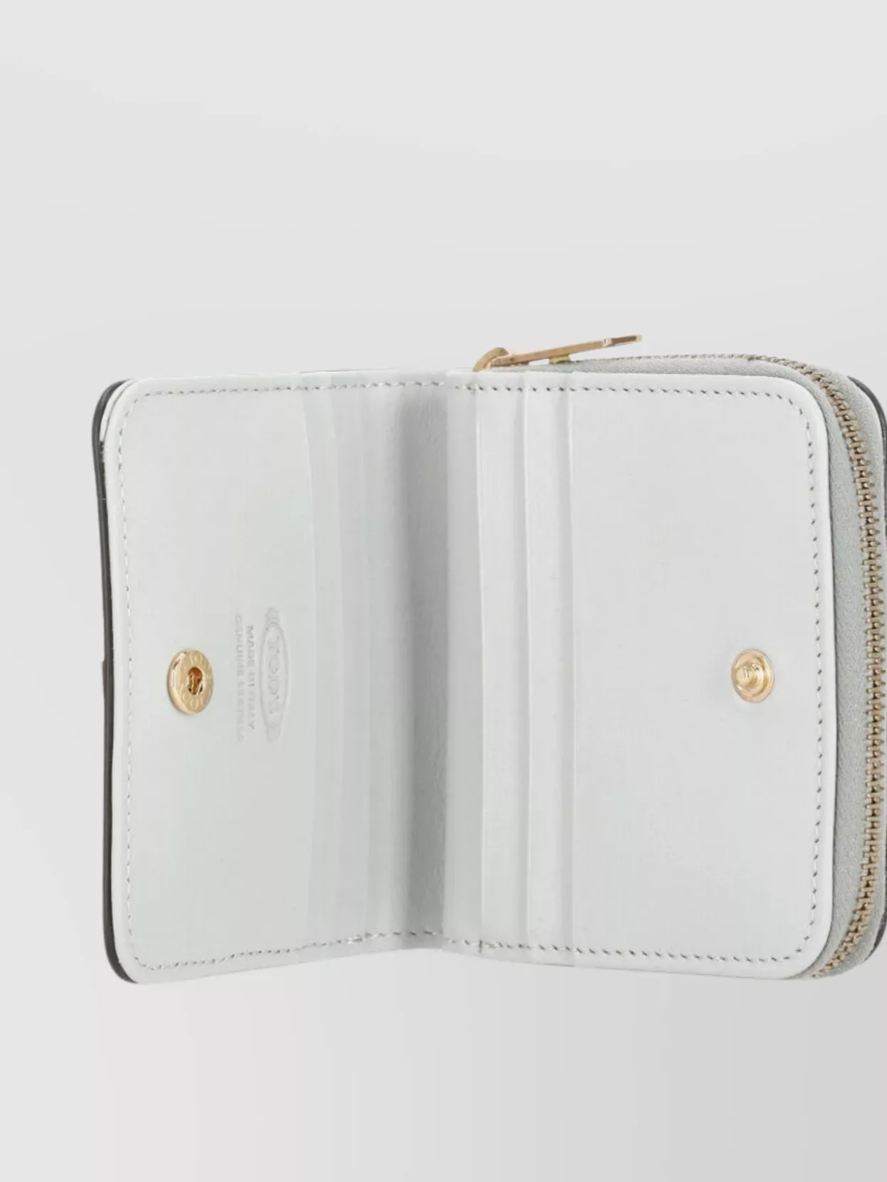 Tod's Small Leather Wallet Gold Hardware