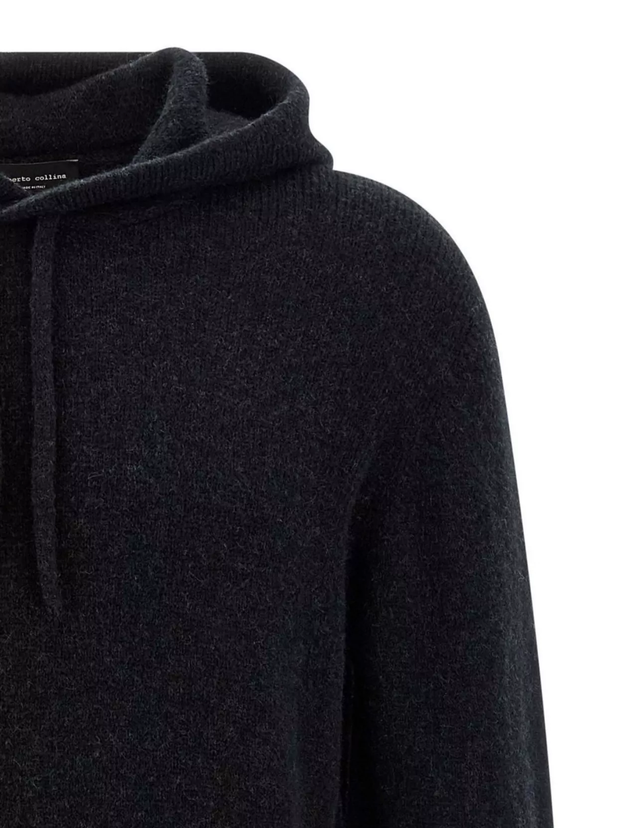 Roberto Collina Drawstring Hooded Knitwear Sweater