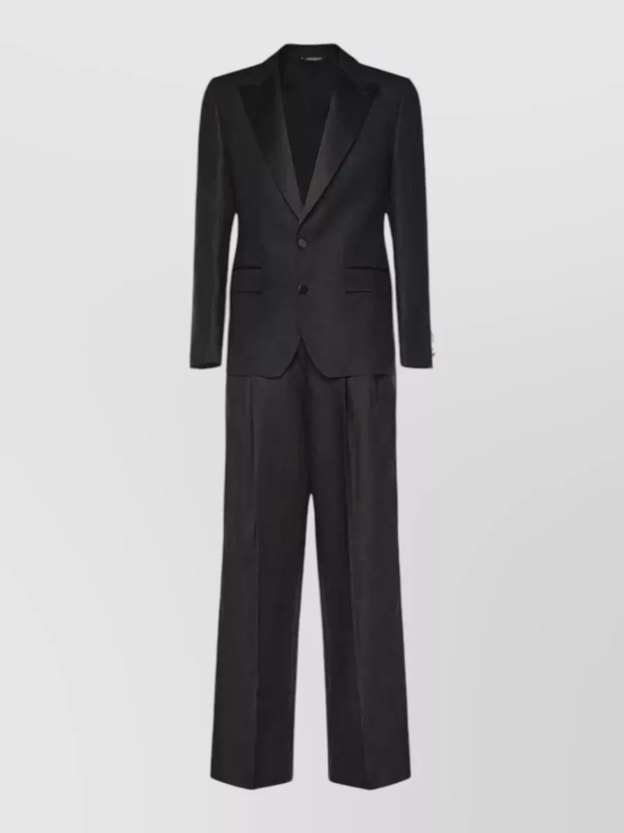 Dolce&Gabbana silk linen two piece tuxedo