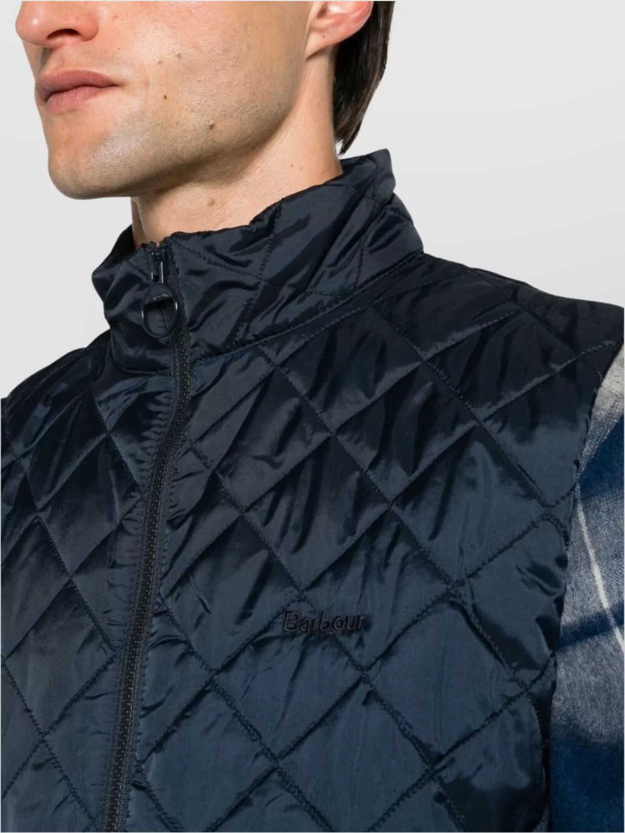 Barbour Quilted High Neck Sleeveless Vest With Pockets