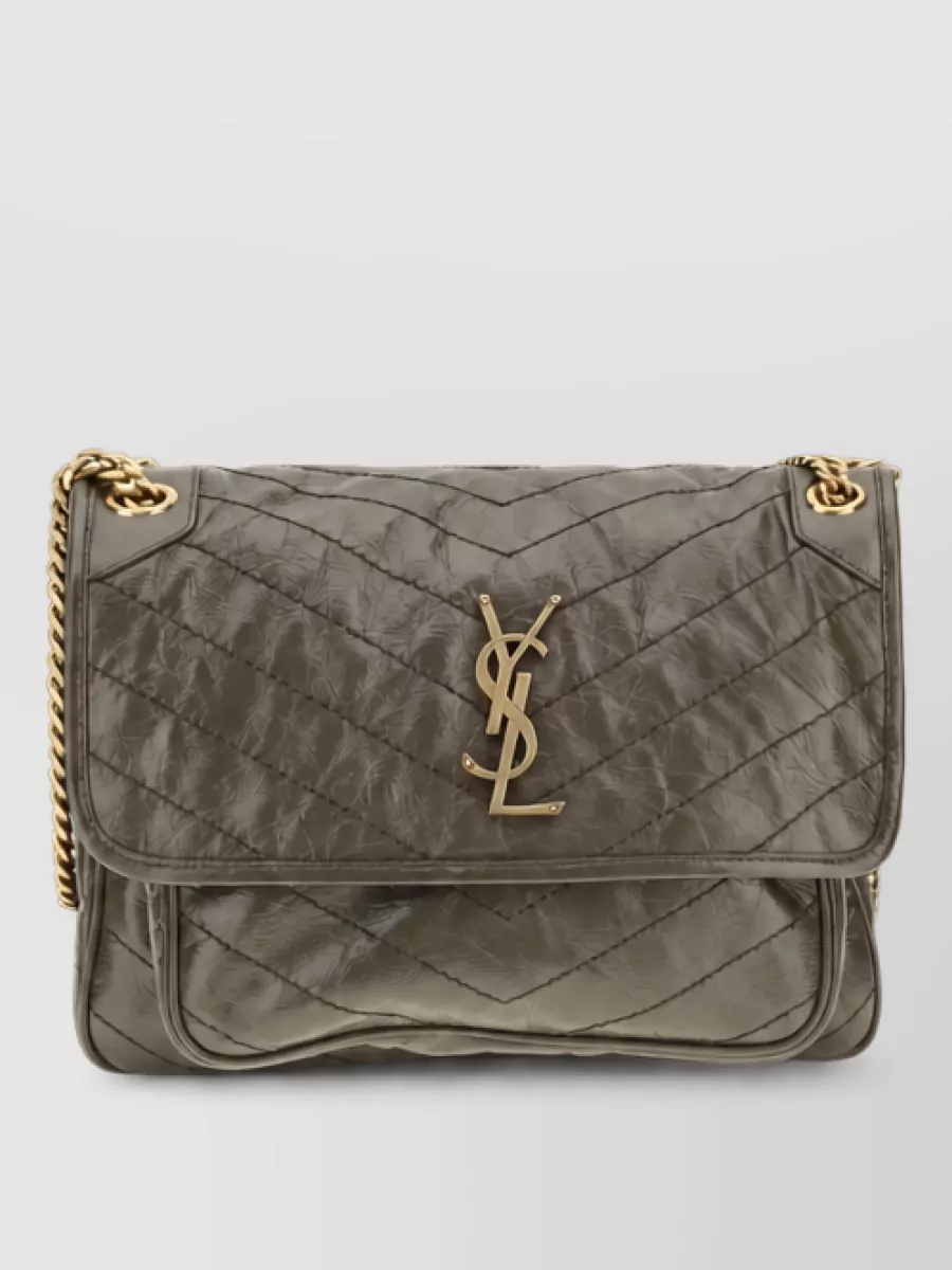 Saint Laurent calf leather clutch bag