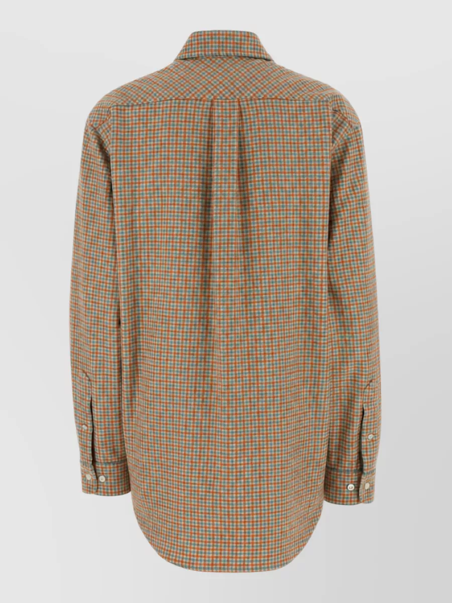 Miu Miu Oversized Flannel Shirt