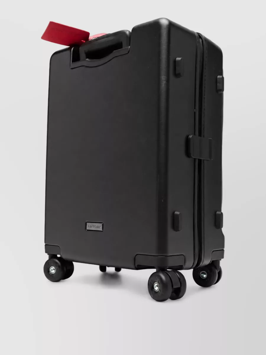 Off-White rigid cabin trolley suitcase