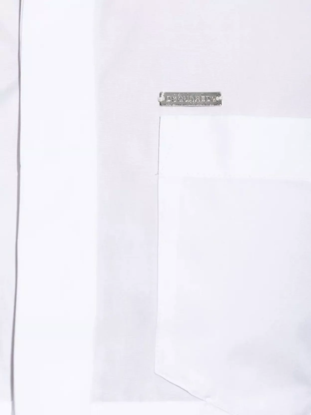 Dsquared2 Rounded Pocket Cropped Shirt