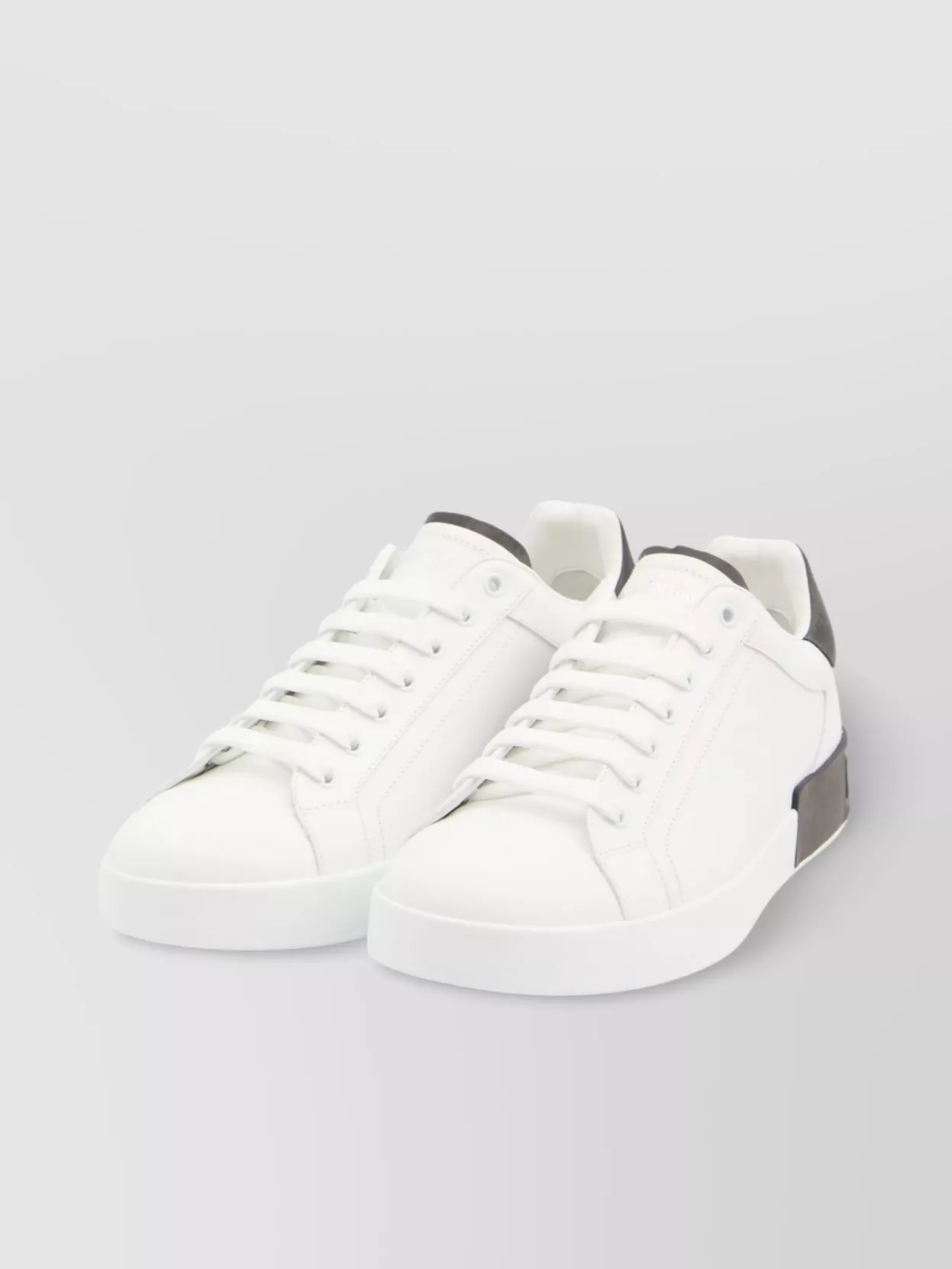 Dolce&Gabbana Portofino Sneakers Leather Rubber Sole
